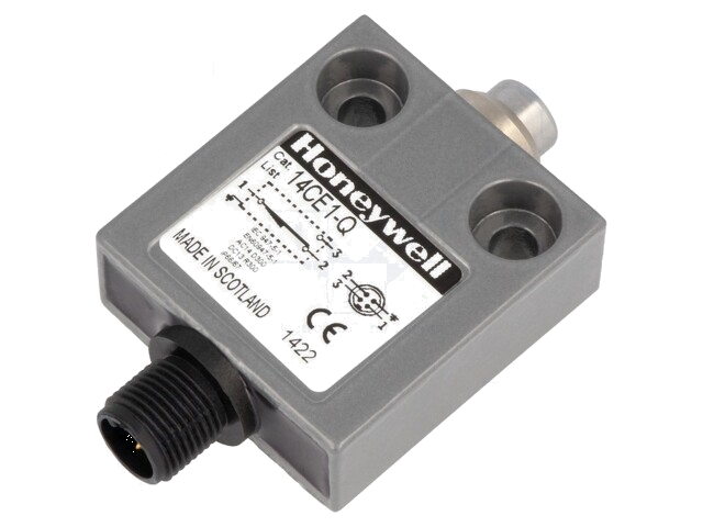 Eindschakelaar; pin Ø10mm; SPDT; 3A; max.250VAC; connector M12 Eindschakelaar; pin Ø10mm; SPDT; 3A; max.250VAC; connector M12